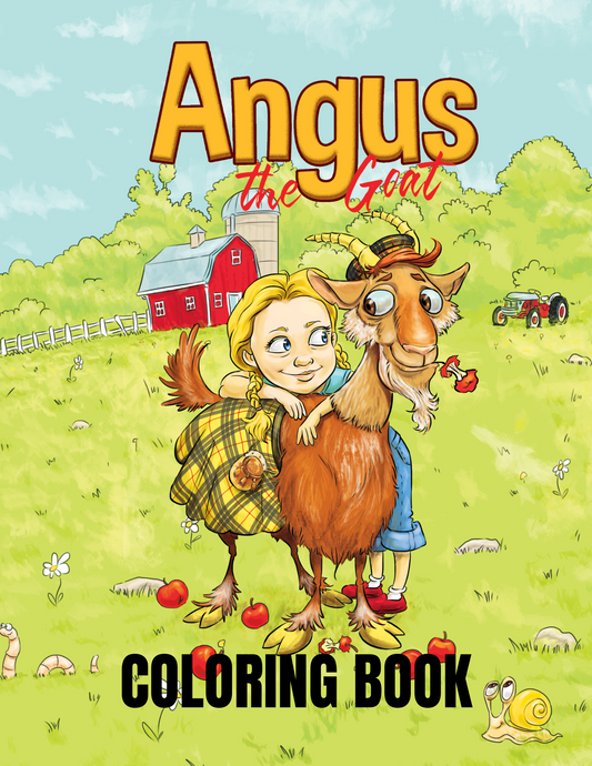 Angus The Goat Coloring Book