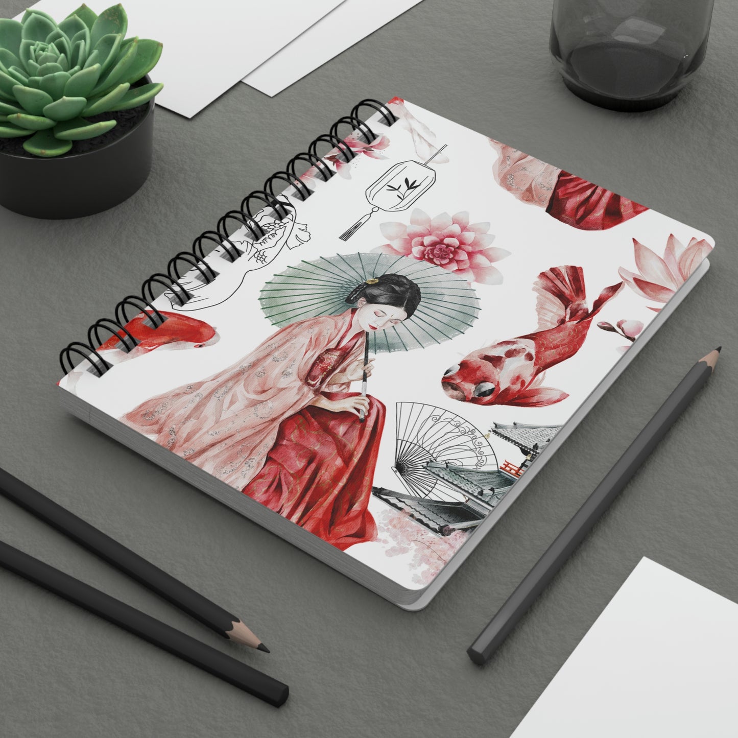 Spiral Bound Journal Japanese Fair Lady