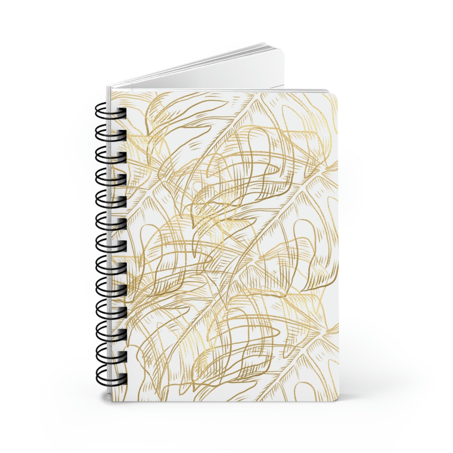 Spiral Bound Journal Gold Leaf