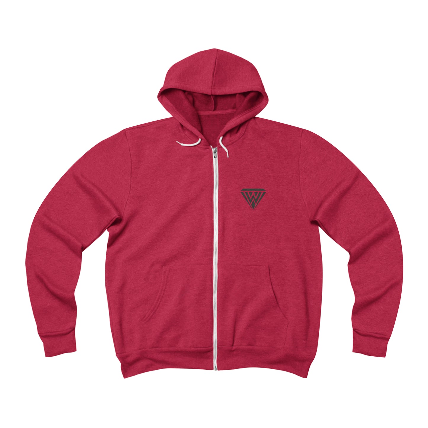 Unisex Fleece Full-Zip Hoodie - Grace is Generous (Light Colors)