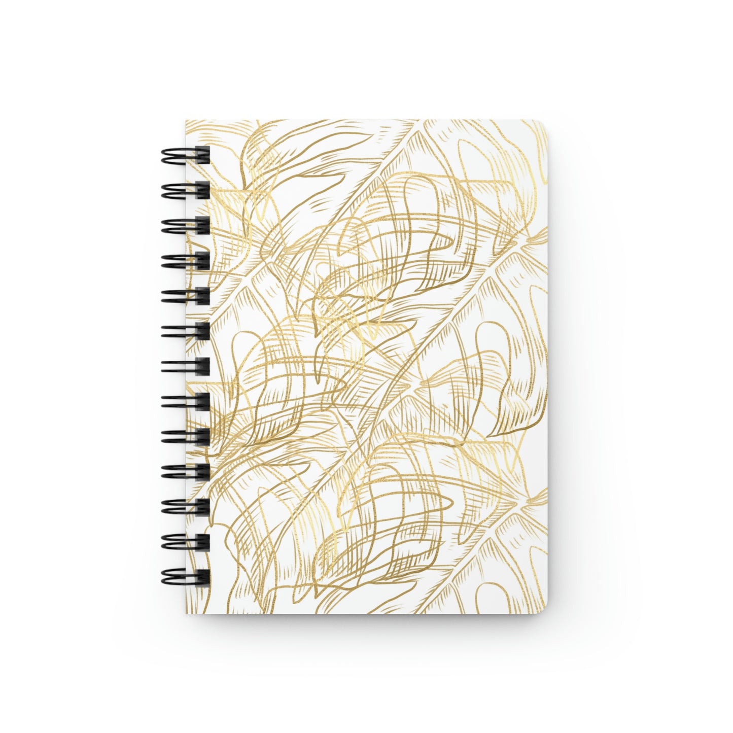 Spiral Bound Journal Gold Leaf