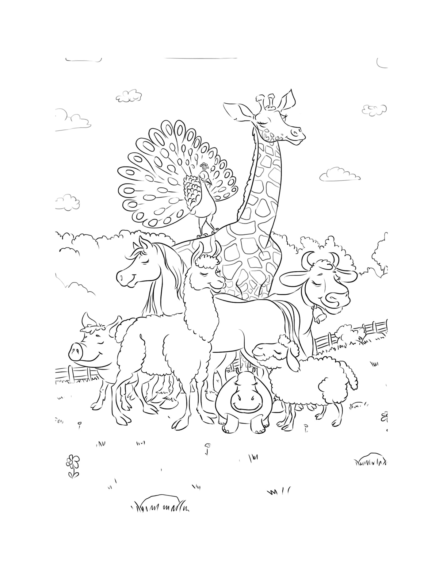 Angus The Goat Coloring Book