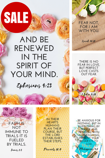 Screensaver Wallpaper BUNDLE (Set of 12) Scripture Bible Verses