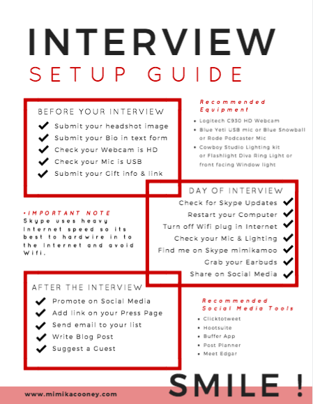 Interview Setup Guide (Printable Checklist)